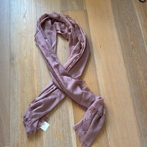 Pink Purple lightweight Fringed Scarf from Nordstrom